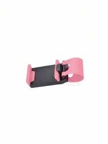 1pc Car Steering Wheel Phone Holder, Vehicle Mounted Phone Stand Compatible With IPhone, Android Phone, Gift For Birthday, Family, Friends Car Accessories Car Phone Holder