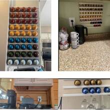 1set 6pcs Coffee Capsule Storage Holder Compatible With Any Coffee Capsule Storage Rack, Kitchen Storage Organizer - Multicolor - View 10