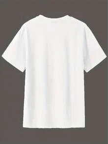 Vintage Osaka Octopus Palace Print T-Shirt, 100% Polyester, Ribbed Hem, Slightly Stretchy Top - 白色 - 查看 2