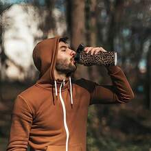 1 ấm đun nước dung tích lớn 18oz họa tiết da báo, chất liệu thép không gỉ, giữ ấm - giữ lạnh, rất thích hợp cho gia đình, ngoài trời, thể thao, nắp di động, rất tiện lợi khi sử dụng, là món quà lựa chọn hàng đầu cho Giáng sinh, sinh nhật hoặc kỷ niệm. - Nhiều màu - Xem 7