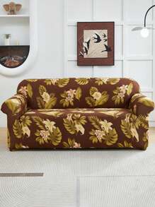 1PC Printed Elastic Living Room Sofa Cover Chaise Longue Modular Sofa Cover - Multicolor - View 4