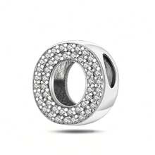 26pcs Silver-Plated English Alphabet Charm Beads, Elegant Fashion Jewelry For Bracelet Necklace, Birthday Gift For Mom, Women, Family