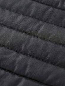 Gilet spesso da uomo per attività all'aperto, giacca smanicata casual con collo alto, per primavera e autunno