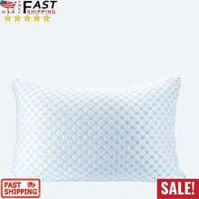 Gel Memory Foam Pillows Relieves Neck Pain Perfect For Side Spers Adjustable Height 25" X 15" Maintains Proper Posture Tle Layering Ultra Durable High Build Quality