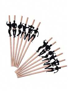 6/12/24 件单身派对吸管、单身派对淘气吸管、单身派对配件、单身派对配件、单身派对、单身派对装饰、单身派对装饰、单身派对吸管、单身派对装饰 - 彩色 - 查看 2