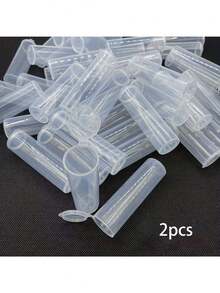 1/2/3/5pcs Sewing Needle Storage Tubes With Lids - Ideal For Embroidery, Felt And Sewing, DIY Gifts, Sewing Supplies And Accessories; Toothpick Storage Box; Cotton Swab Storage Bucket; Alcohol Wipe Plastic Container; Plastic Storage Jar; Compressed Wet Wipe Bucket - Multicolor - View 14