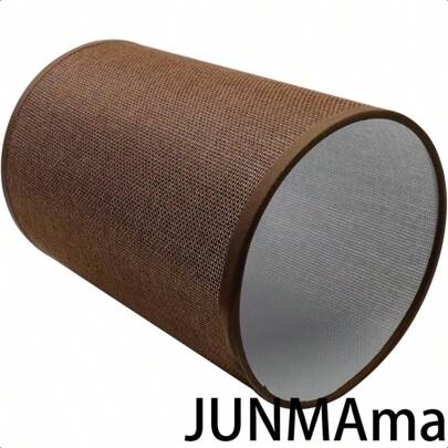 5.51 X 7.87 Cylindrical Lampshades Brown Linen Drum Lamp Shades Modern Style Lampshade Cover Replacement For Floor Lamp Table Lamp Bedside Lamp