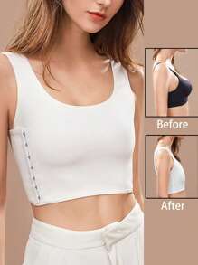 Vendas compresivas para el pecho para mujeres, ropa interior compresiva para reducción de busto, estudiante, busto grande, aplanar el pecho, verano, cosplay, sujetador deportivo