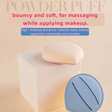 5 piezas/set de maquilladores - Esponjas de maquillaje suaves para uso húmedo y seco, con una fuerte capacidad de liberación de polvo, material suave y cómodo, para una aplicación de Maquillaje impecable, adecuado para líquido, crema y polvos, esponjas de cosméticos de varios colores 5 unidades/Set