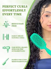 1PC Curl Defined Hair Vented Hair Brush For Curl, Waves, Or Quấn Hair - Bàn chải gỡ rối và tạo kiểu nhẹ với thiết kế chống tĩnh điện linh hoạt, tách biệt mượt mà để tạo hình lọn tóc và tăng độ phồng, cấu trúc thông gió để nhanh khô và luồng nhiệt dễ dàng, tay cầm chống trượt tiện dụng cho cảm giác cầm nắm thoải mái, phù hợp cho nam và nữ, hoàn hảo để chăm sóc tóc hàng ngày hoặc sử dụng tại tiệm, trở lại trường học, du lịch, đồ dùng thiết yếu cho kỳ nghỉ, phụ kiện tóc bàn chải tóc, bàn chải gỡ rối, sản phẩm chăm sóc tóc, dụng cụ làm tóc, chăm sóc tóc, bàn chải tóc xoăn, thợ cắt tóc, kiểu tóc, làm tóc, bàn chải tóc, bàn chải vuốt ngược, bàn chải tạo kiểu, bàn chải tóc xoăn, bàn chải cạnh, lược chải tóc, bàn chải tóc, bộ bàn chải tóc, lược chải tóc, lược cho tóc xoăn, bàn chải gỡ rối, bàn chải tóc cho phụ nữ, tóc, du lịch, sản phẩm chăm sóc tóc, dụng cụ làm tóc, đồ dùng cho tóc, thợ cắt tóc, phụ kiện cắt tóc, tiệm cắt tóc, thiết bị làm tóc - Nhiều màu - Xem 6