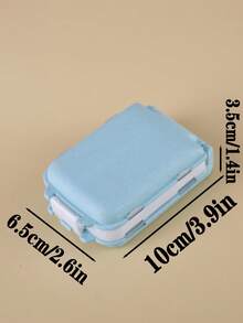 Portable Pill Case, Moisture-Proof, Reusable, Unisex, Daily Medication Planner Pocket, Can Store Vitamins, Medicines And Nutritional Supplements, Essential For Home, Travel, Outdoor, Office And School - Multicolor - View 9