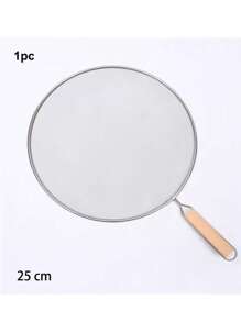 1 pieza Cubierta de red anti-salpicaduras de aceite, protector de salpicaduras con malla de acero inoxidable para sartén, olla de cocción