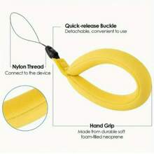 Oppselve Waterproof Camera Float Belt - Anti-Sinking Digital Universal Floating Wristband For Camera And Phone, High-Grade Photography Buoyancy Bracelet, Yellow And Red Options, Underwater Photography Gear | Floating Camera Support | Adjustable Camera Strap, Camera Accessories