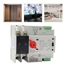 Aohuada 2P Automatic Transfer Switch, 110V Rated Operating Voltage, 100A Rated Operating Current 50HZ/60HZ GDAE10 Dual Power Mini Controller, 690V Insulation Voltage (2P PC Level)