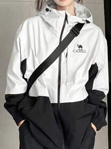 CAMEL CROWN Three-In-One Outdoor Jacket With Detachable Liner Windproof And Waterproof - Glacier Gray Phantom Black - View 3