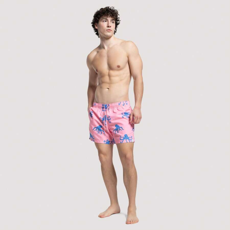 Apres Life Octo Pink Swimshorts