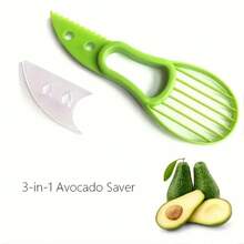 1pc Avocado Slicer - 3-In-1 Multifunctional Tool For Outdoor, Home, And Camping Use