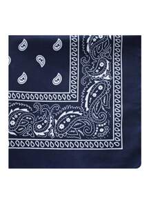 1pc Polyester Cashew Flower Bandana, Versatile Headwrap For Hip Hop Street Dance, European & American Hiphop, West Coast Outdoor Use