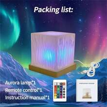 1 件创意 USB 灯，波浪图案装饰台灯，艺术装饰，照明装饰，夜灯，氛围灯，适用于客厅、卧室、各种房间类型，是送给朋友、度假、生日的理想礼物