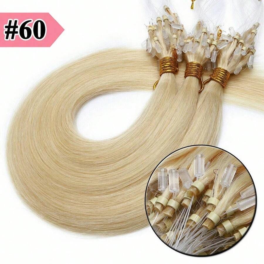 Human Extensions - Platinblond - View 1