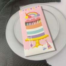12 支糖果色直蜡烛，生日派对蛋糕装饰，高品质彩虹蛋糕装饰，适合生日、派对、婚礼、节日 - 彩色 - 查看 4