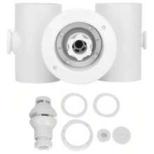 Accesorios de chorro hidráulico giratorio para bañera de masaje, adecuados para piscinas, piscinas de masaje, piscinas de spa y otras piscinas civiles. - Blanco - Ver 2