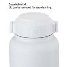 Starbucks 經典白 960ml超大容量保溫杯 長效保熱保冷 高顏值簡約不鏽鋼水杯 防漏便攜運動健身杯 女生閨蜜生日禮物推薦 - 經典白 - 查看 3