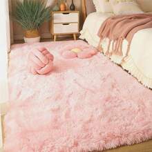 1pc, Soft Area Rugs For Bedroom Fluffy, Non-Slip Fuzzy Shag Plush Soft Shaggy Bedside Rug, Tie-Dyed Living Room Carpet For Girls Kids Baby Teen Dorm Home Decor, Bedroom Living Room Nursery Room Rug, Easy-Care Home Accent