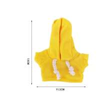 【仅衣服】17cm拉布布盲盒衣服卫衣玩偶配饰Labobo马卡龙毛绒玩偶挂饰娃娃衣服卫衣拉布布专用毛绒玩偶 - 彩色 - 查看 12