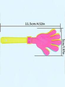 10/20 件迷你拍板，非常适合节日、生日派对礼物和用品，适合圣诞派对圣诞礼物新年礼物圣诞吊袜带礼物节日狂欢，塑料派对拍板快乐制造者派对为您带来狂欢和欢乐 - 彩色 - 查看 8