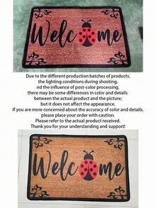 سجادة الباب المطبوع بنقش الخنفساء الترحيبية، سجادة حديثة متخصصة في امتصاص الماء وتجفف بسرعة للمدخل، سجادة/سجادة زخرفية للأرضيات، سجادة، سجادة المدخل، سجادة غرفة المعيشة، سجادة الحمام، ديكور الغرفة، ديكور المنزل، مدخل خارجي