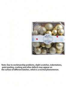 28pcs-Christmas Balls Christmas Tree Decoration Ornaments Shatterproof Hanging Balls For Birthday Halloween Holiday Wedding Decorations