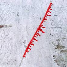 1 pieza Collar de estilo oscuro y sangriento de vampiro de horror para decoración de Halloween, collar de sangre falsa personalizada y creativa para KTV, casa embrujada - Rojo - Ver 6