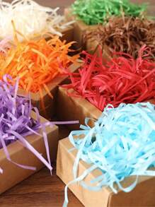 1pack 100g,Colorful Shred Crinkle Paper Raffia Filler For DIY Gift Box Filling Wrapping , Wedding ,Valentine's Day Gifts,Easter Day Gifts,Birthday Party Decorations