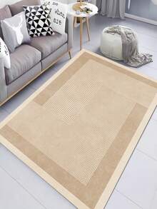 Alfombra decorativa interior minimalista y de moda, alfombra interior de material de lana falsa, alfombrilla de sala de estar, tapete de sofá, manta de dormitorio, esterilla antideslizante para la cabecera de cama, almohadilla para silla de comedor y cocina, cojín de oficina, felpudo para entrada, colchoneta de picnic al aire libre, mantel para acampada al exterior