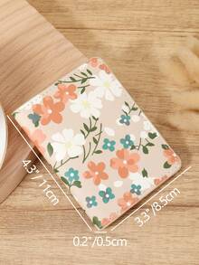 雏菊花瓣图案迷你钱包，时尚简约，轻巧便携，可装现金、身份证、信用卡、硬币，适合作为生日、周年纪念日、送给爱人、女性、女孩、青少年、大学生、学生、男士的礼物。 - 粉色 - 查看 7