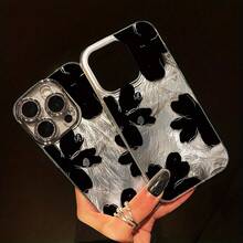 Funda para teléfono: Esta funda está diseñada para los modelos 13 y 4, con un brillante patrón glaciar y un elegante diseño de hilo para el 16 Pro. Es de TPU ultrafina. - Colores mixtos 1 - Ver 4