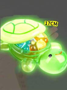 10/20 piezas de decoraciones de mini tortugas de mar que brillan en la oscuridad de colores aleatorios - Adorables adornos de resina de tortugas de mar para decorar pasteles, favores de fiesta de océano y manualidades de jardinería, regalos de cumpleaños y graduación - Multicolor - Ver 11