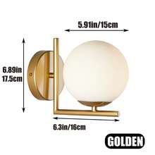 1 件美式床头壁灯，E27 插座，硬接线，北欧客厅背景壁灯，简约现代酒吧楼梯走廊照明灯具，不含灯泡 - 彩色 - 查看 8