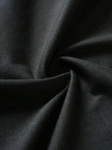 Plus Size Women's Milano 96 Print Casual T-Shirt Black For Summer, Short Sleeve T-Shirt