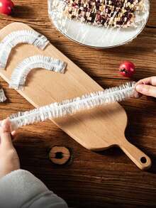 500 Stücke/Packung Dicke große vielseitige durchsichtige Haarkappe, tägliche wasserdichte durchsichtige Haarschutzkappe, geeignet für den täglichen Gebrauch, Outdoor-Reisen, Hotel- und Tourismusaccessoires, Haarpflege und Reinigungsbedarf (kann auch 10/50/100/300 Stücke gekauft werden)