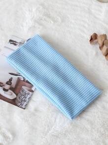 Diadema a rayas de color liso para mujer (1 pieza), versátil para lavarse la cara, maquillarse, hacer deporte, usar a diario, como accesorio para el cabello, ideal para otoño, viajes y como detalle para rellenar calcetines navideños.