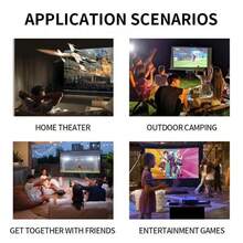 YG300 USB Mini Projector Portable Home Projector-Using A Travel Charger With A Power Of 30W Or More Can Yield A Better Picture Quality - Multicolor - View 8