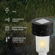 1 pièce/6 pièces Lumières solaires extérieures pour piscine, Lumières de clôture à LED, Lumières étanches, Interrupteur automatique crépuscule/aube, Pour clôture de piscine, jardin, porche, décoration d'allée