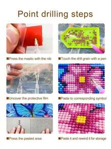 1 件 5D DIY 钻石艺术画迪斯科标志，闪亮钻石画工具套件，适用于派对室、酒吧或舞厅墙壁装饰