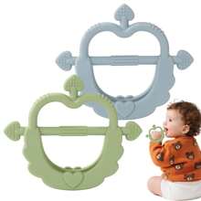 1 包婴儿出牙玩具 - 硅胶出牙玩具 | 防掉落三面手套出牙胶，缓解出牙困难 | 易于抓握 - 彩色 - 查看 1