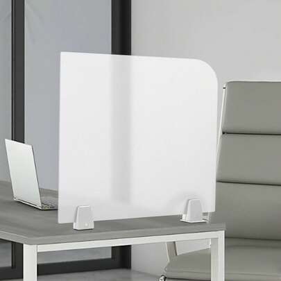 Modern Office Table Partition, Clamp-On Desk Divider, Desktop Privacy Panel, For Classrooms, Offices, Reception Stations, Grocery Stores, Bakeries