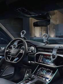 Flexible Magnetic Car Phone Holder – Adjustable Aluminum Alloy Arm With 360° Rotation, Shapeable Design For Custom Viewing Angles, Clamp-Free, Scratch & Shock Proof, Universal Compatible With IPhone& All Smartphones - Black - View 10