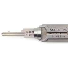 NetHong Stainless Steel SS001 PRO Key Decoder Perfect Match For Key Picking Hook Tool - Silver - View 5