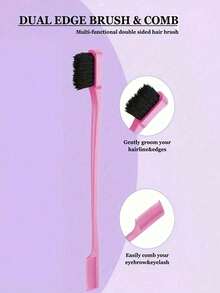 5pcs/4pcs/3pcs Hair Care Set: Massage Comb And Spray Bottle Set - Suitable For All Normal Hair Types, Durable Material, Includes Trimming And Detangling Comb - Multicolor - View 4